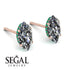 Hidden Halo Marquise Diamond Earrings - Journey No. 17 image 3