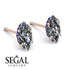 Hidden Halo Marquise Diamond Earrings - Journey No. 62 image 3