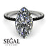 Hidden Halo Marquise Diamond Engagement Ring - Journey No. 33 image 14