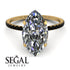 Hidden Halo Marquise Diamond Engagement Ring - Journey No. 31 image 13