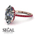 Hidden Halo Marquise Diamond Engagement Ring - Journey No. 47 image 10