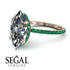 Hidden Halo Marquise Diamond Engagement Ring - Journey No. 17 image 10
