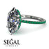 Hidden Halo Marquise Diamond Engagement Ring - Journey No. 18 image 10