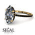 Hidden Halo Marquise Diamond Engagement Ring - Journey No. 31 image 11