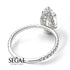 Hidden Halo Marquise Diamond Engagement Ring - Journey No. 3 image 7