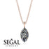 Hidden Halo Marquise Diamond Necklace - Journey No. 32 image 9
