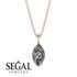 Hidden Halo Marquise Diamond Necklace - Journey No. 17 image 9