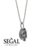 Hidden Halo Marquise Diamond Necklace - Journey No. 3 image 2