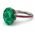 Hidden Halo Oval Emerald Engagement Ring - Gemma No. 51 image 1