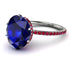 Hidden Halo Oval Sapphire Engagement Ring - Gemma No. 60 image 1