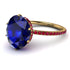 Hidden Halo Oval Sapphire Engagement Ring - Gemma No. 58 image 1