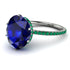 Hidden Halo Oval Sapphire Engagement Ring - Gemma No. 30 image 1