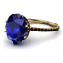 Hidden Halo Oval Sapphire Engagement Ring - Gemma No. 43 image 1