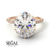 Hidden Halo Oval Diamond Engagement Ring - Gemma No. 2 image 6
