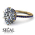 Hidden Halo Oval Diamond Engagement Ring - Gemma No. 61 image 10