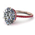 Hidden Halo Oval Diamond Engagement Ring - Gemma No. 47 image 1