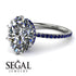 Hidden Halo Oval Diamond Engagement Ring - Gemma No. 63 image 10