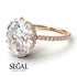 Hidden Halo Oval Diamond Engagement Ring - Gemma No. 2 image 16