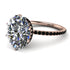 Hidden Halo Oval Diamond Engagement Ring - Gemma No. 32 image 13