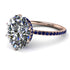 Hidden Halo Oval Diamond Engagement Ring - Gemma No. 62 image 1