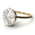 Hidden Halo Oval Diamond Engagement Ring - Gemma No. 31 image 1