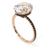 Hidden Halo Oval Diamond Engagement Ring - Gemma No. 32 image 2