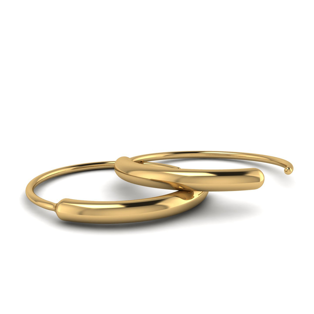 Hoop Geometrical Earrings - Kalani No. 1