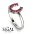 Horseshoe Ruby Ring - Malia No. 12 image 2