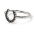 Horseshoe Black Diamond Ring - Malia No. 9 image 3