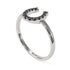Horseshoe Black Diamond Ring - Malia No. 9 image 5