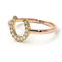 Two Tones Copy of Horseshoe Diamond Ring - Malia No. 16 image 4