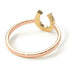 Two Tones Copy of Horseshoe Diamond Ring - Malia No. 16 image 6