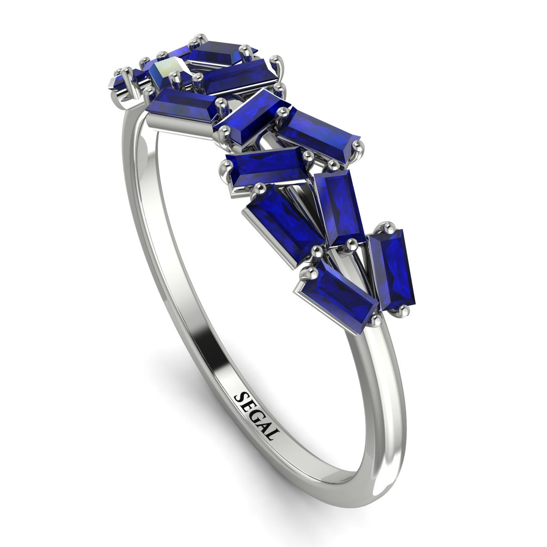 Baguette Sapphire Ring Mix - Athena No. 15