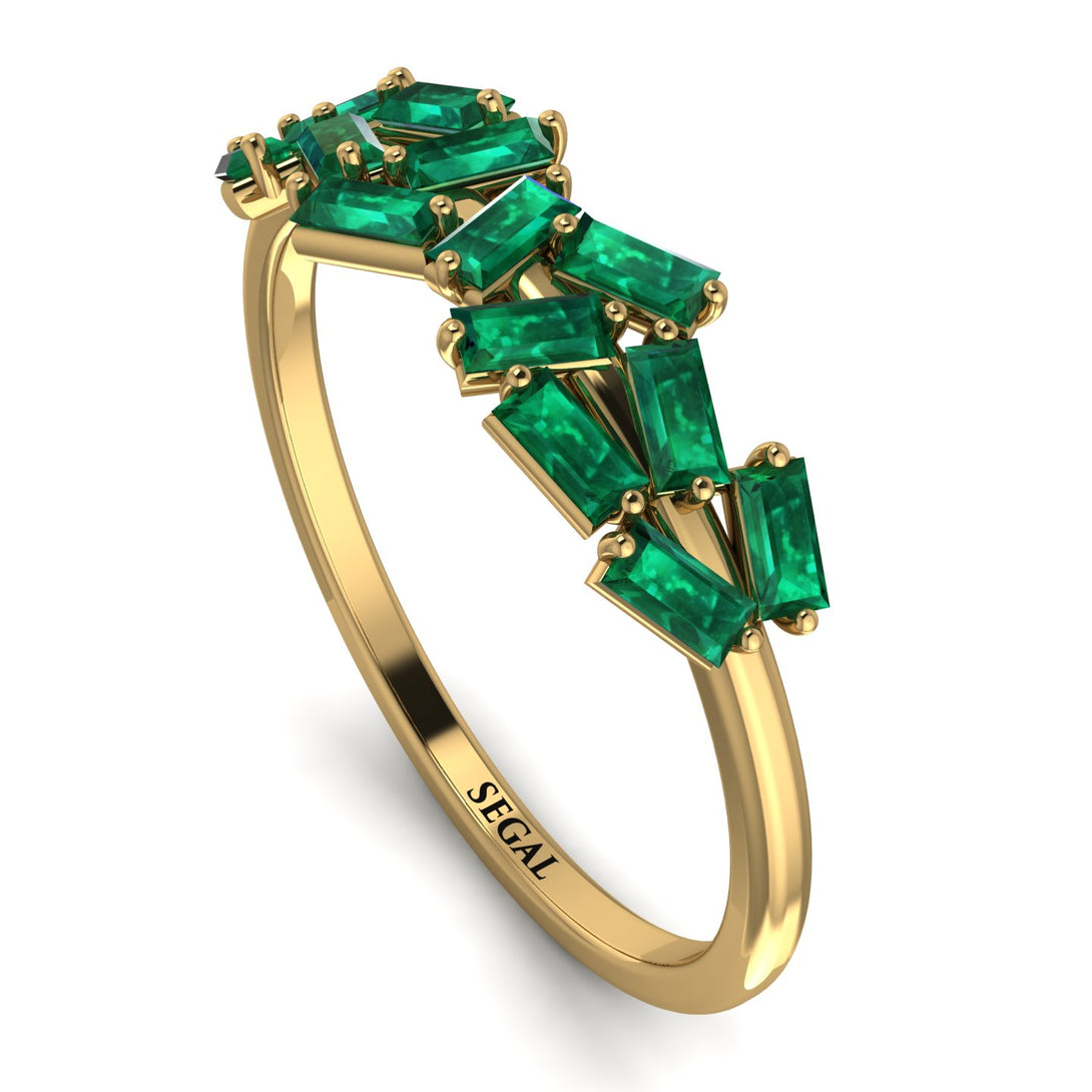 Baguette Emerald Ring Mix - Athena No. 4