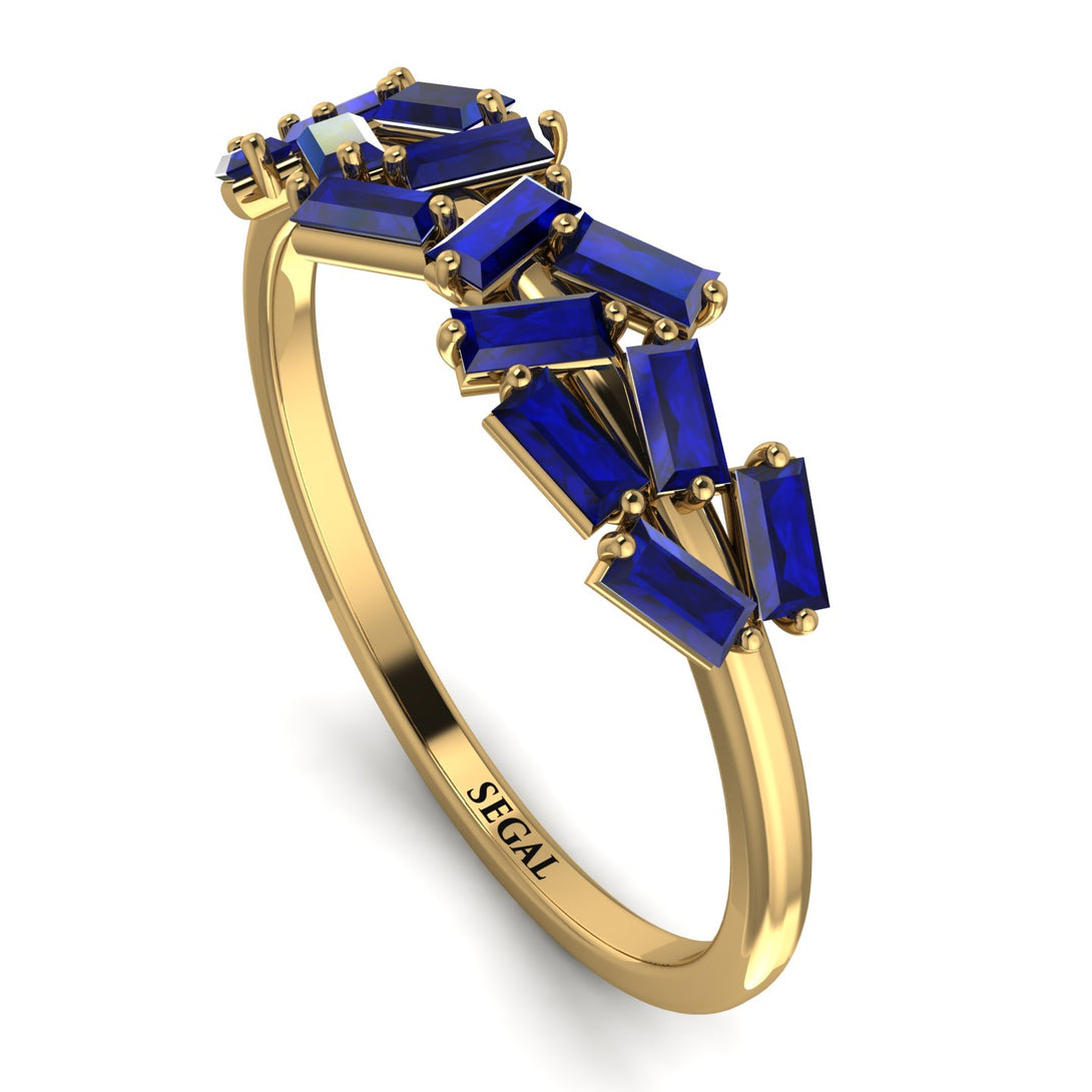 Baguette Sapphire Ring Mix - Athena No. 13