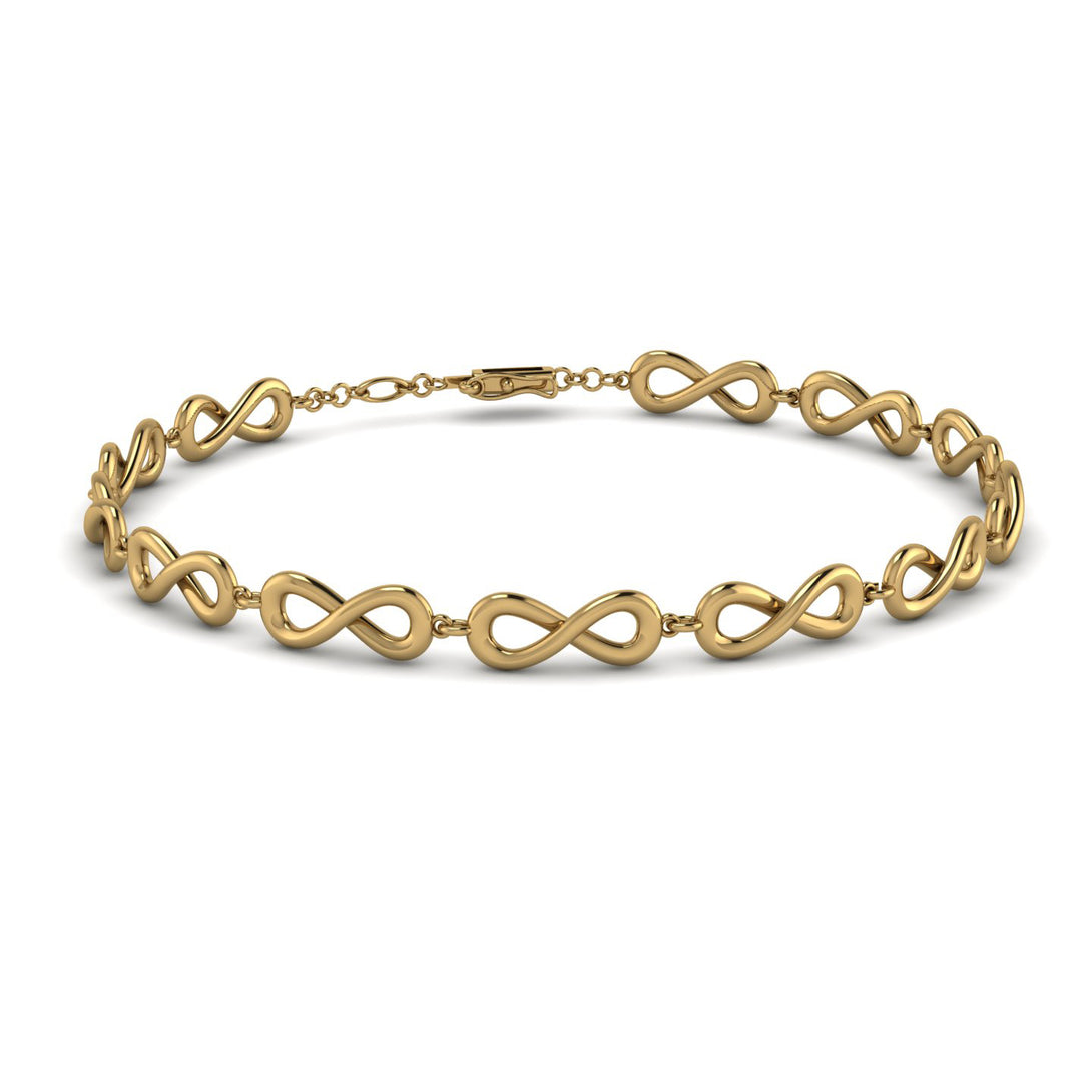 Infinity Gold Bracelet - Tenley No. 1