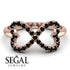 Infinity Heart Black Diamond Ring - Blakely No. 8 image 10