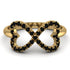 Infinity Heart Black Diamond Ring - Blakely No. 7 image 1