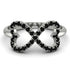 Infinity Heart Black Diamond Ring - Blakely No. 9 image 1