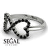 Infinity Heart Black Diamond Ring - Blakely No. 9 image 3
