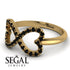 Infinity Heart Black Diamond Ring - Blakely No. 7 image 3