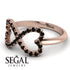 Infinity Heart Black Diamond Ring - Blakely No. 8 image 3