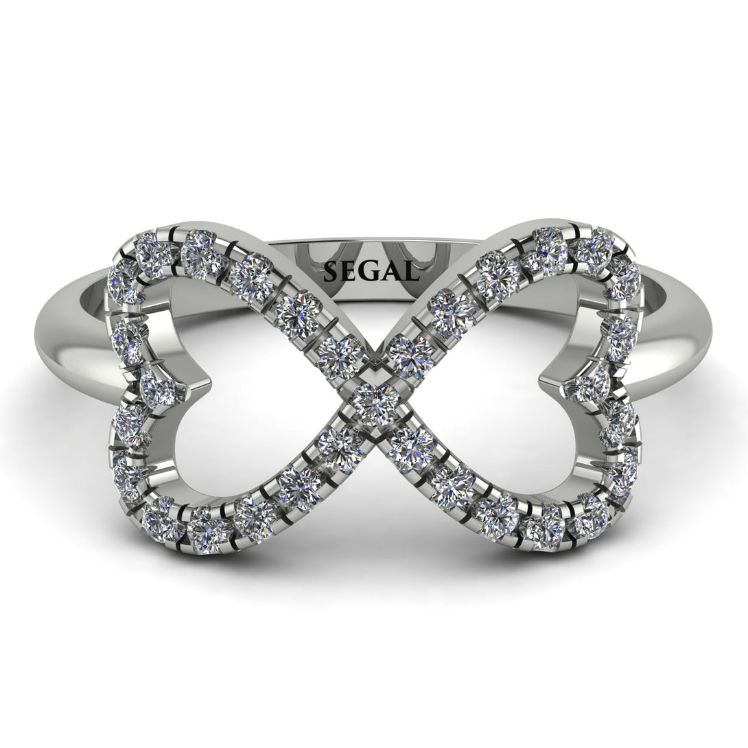 Infinity Heart Diamond Ring - Blakely No. 3