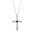 Latin Black Diamond Cross Necklace - Tobias No. 9 image 1