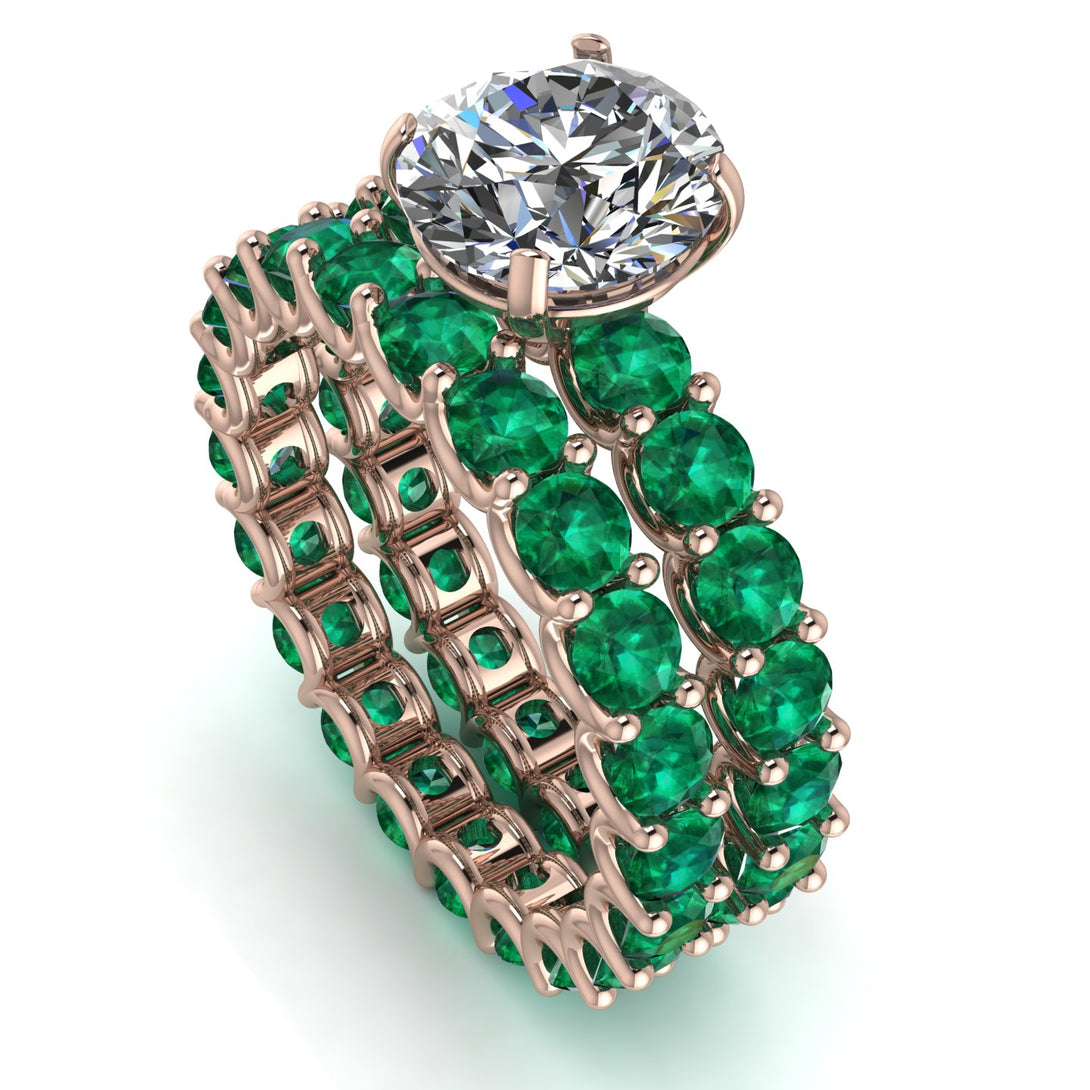 Fancy Diamond Bridal Set - Tessa No. 17