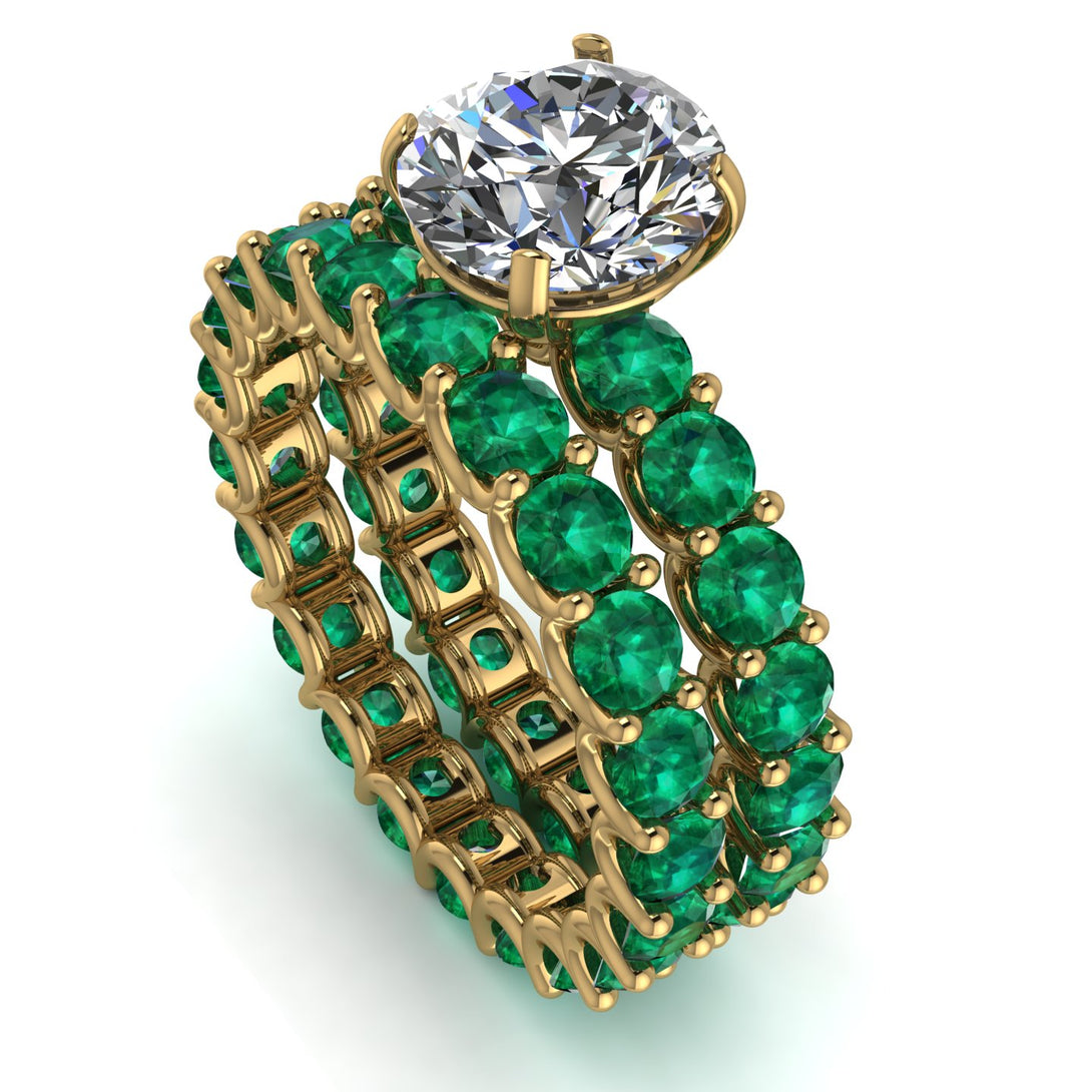 Fancy Diamond Bridal Set - Tessa No. 16