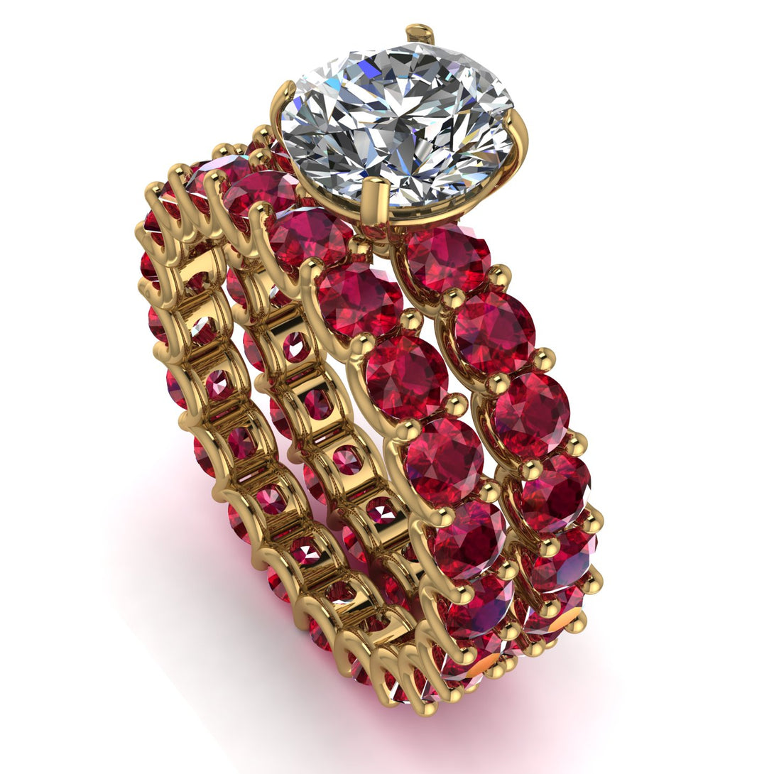 Fancy Diamond Bridal Set - Tessa No. 46