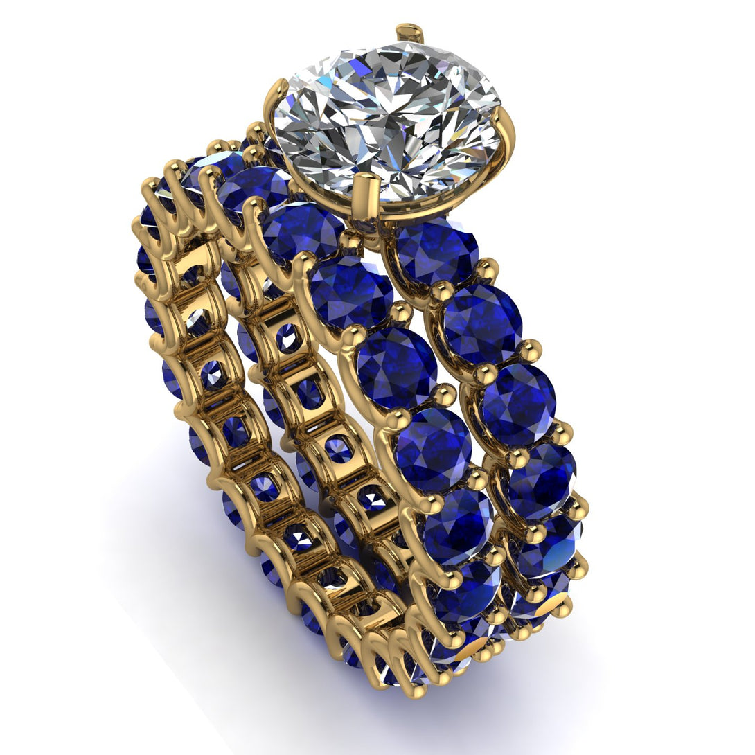 Fancy Diamond Bridal Set - Tessa No. 61