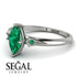 Marquise Emerald Geometrical Engagement Ring - Reese No. 21 image 2