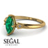 Marquise Emerald Geometrical Engagement Ring - Reese No. 4 image 2